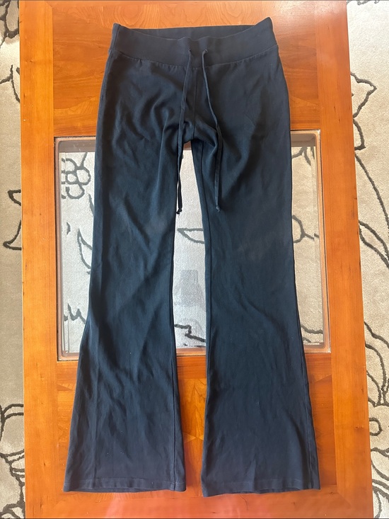 Brandy Melville Pants - Brandy Melville Black Flare Lounge Sweatpants